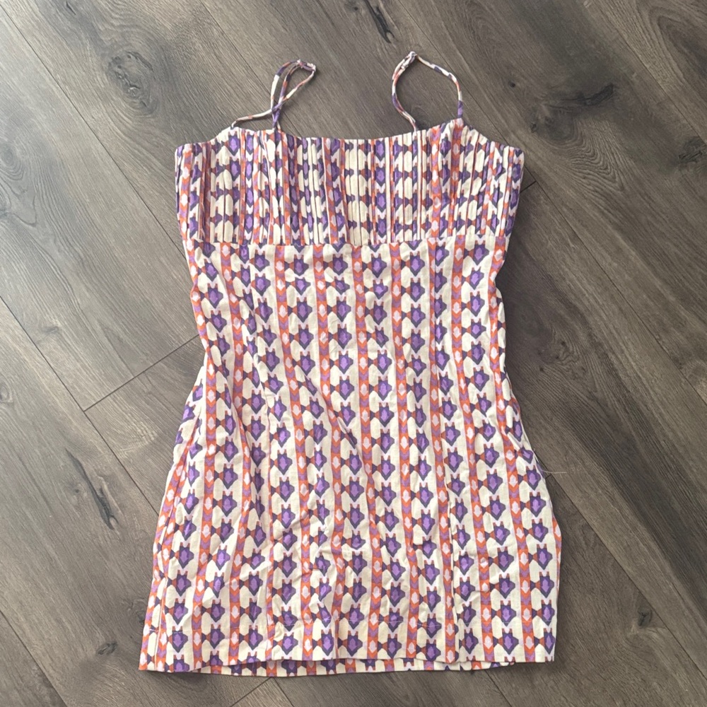 Colorful Geometric Patterned Dress - Picture 5 of 5